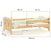 Kinderbett Lili mit Rausfallschutz und Lattenrost | 180x80 Produktbild-Vorschau 12