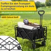 Jayseuw Bollerwagen faltbar offroad schwarz, Produktbild-Vorschau 3