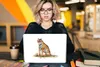 MuchoWow® Laptop Aufkleber Sticker Cover Tiger - Gras - Produktbild-Vorschau 5