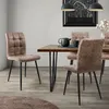 A dining set with chairs and a table in a room. Podgląd zdjęcia produktu