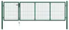 vidaXL Ocelová zahradní brána 350 x 100 cm Zelená Náhled obrázku produktu 6