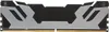 A computer RAM module with a black and silver heat spreader. Podgląd zdjęcia produktu