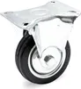 Wiltec Bockrolle Ø75mm mit Gummirad und Metallfelge 50kg Produktbild-Vorschau 1