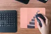 MuchoWow® Mauspad Mousepad Treppe - Architektur - Rosa - Produktbild-Vorschau 4