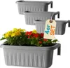 4er Set Blumenkasten Balkongeländer Balkon Blumenkasten Produktbild-Vorschau 1