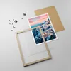 Gerahmtes Poster - Rahmen in heller Eiche - Santorini Produktbild-Vorschau 4