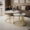 Tafel 2-in-1 LORI, hoogglanzend goud, geborsteld, wit Productafbeelding-voorbeeld 2