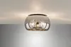 A ceiling lamp is mounted on a white ceiling against a light gray background. Produktbild-Vorschau