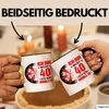 40. Geburtstag Tasse Darts  Geschenk Mann Spruch Dart Fan Produktbild-Vorschau 2