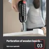 Výkonný elektrický skrutkovač s kufríkom na náradie, sada Náhľad obrázku produktu 14