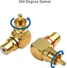 Stück Cinch Winkelstecker Rechtwinkliger Cinch Stecker auf Produktbild-Vorschau 4
