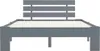 vidaXL Postel z masivu šedá borovice 120x200 cm Náhled obrázku produktu 2