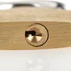 com-four® 4x Vorhängeschloss aus Messing - Vorhangschloss Produktbild-Vorschau 4