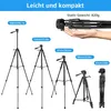 Handy-Stativ, Höhenverstellbar 61cm-168cm, Produktbild-Vorschau 3