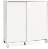 A white cabinet with sliding doors on a white background. Náhled obrázku produktu