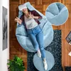 Green Bean® Sitzsack mit Hocker aus Cord - Sitzsäcke für Produktbild-Vorschau 5