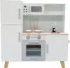 Bandits & Angels Holz Kinderküche XL Modern Weiß/Grau ab 3 Produktbild-Vorschau 1