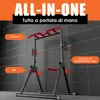 DH FitLife Power Tower Pieghevole - Stazione Fitness Anteprima dell’immagine prodotto 2