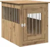 A wooden dog crate with metal bars. Náhľad obrázku produktu