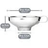 com-four® Set van twee trechters, gemaakt van roestvrij Productafbeelding-voorbeeld 7