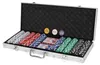 500 stuks poker set in aluminium tas Productafbeelding-voorbeeld 1