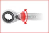 KS Tools Clé polygonale à cliquet double 4 en 1 10×13×17×19 Voir les images du produit 15