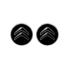 Aufkleber Citroen 3D Logo, schwarz, 2er-Set, 12 mm Produktbild-Vorschau 1