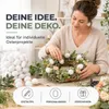 50x Plastikeier – weiße Kunststoffeier 6 cm zum Bemalen & Produktbild-Vorschau 6
