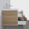Doppelwaschtisch + Unterschrank 120cm montiert Eiche hell Produktbild-Vorschau 4