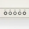 A close-up view of the control panel of a kitchen appliance, likely a range hood, showing several buttons with icons. Produktbild-Vorschau