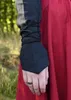 Mittelalter Bluse Aila mit Schnürung, schwarz  aus Produktbild-Vorschau 3