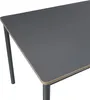 Close-up of a gray table top with metal legs. Anteprima dell’immagine prodotto