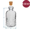 4 x 240 ml Leere Flasche mit Korken Glasflasche für Liköre Produktbild-Vorschau 5