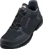 A black uvex 1 sport safety shoe is shown from a slightly elevated side angle against a white background. Anteprima dell’immagine prodotto