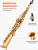 SucceBuy Sopransaxophon in B-Dur, Messing-Saxophon-Set mit Produktbild-Vorschau 3