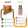 TOPANBIETER 999 magnetischer Messerblock 30x10x22 cm Produktbild-Vorschau 8