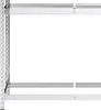 vidaXL Portagomme a 3 ripiani argento 110x40x200 cm in Anteprima dell’immagine prodotto 6