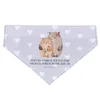 Mr. & Mrs. Panda Halstuch Hund Bären Liebe - Grau Pastell - Produktbild-Vorschau 3