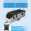 (8,5 m × 3 m) Wohnmobil Dachplane aus 210D Oxford-Gewebe, Produktbild-Vorschau 9