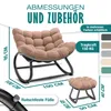 KESSER® Sedia a dondolo per interni ed esterni con Anteprima dell’immagine prodotto 7