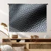 MuchoWow® Wandteppich Wandbehang Leder - Textur - Schwarz - Produktbild-Vorschau 6