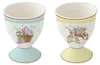 2er Set Eierbecher SPRING BLOOM Hasen und Blumen H. 6,5cm Produktbild-Vorschau 1