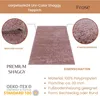 A shaggy rug with close-up views of its texture and features. Anteprima dell’immagine prodotto