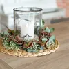 HMF 37231-S4 Tischset rund geflochten aus Wasserhyazinthe, Produktbild-Vorschau 4