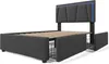 okwish Einzelpolsterbett 90x200 cm mit LED-Beleuchtung und Produktbild-Vorschau 9