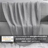 Pletená deka 140x190 sivá Náhľad obrázku produktu 3