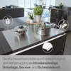 Arbeitsplatte aus Edelstahl 800x500x20mm Produktbild-Vorschau 6