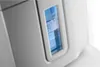 Close-up of a water tank with blue liquid. Anteprima dell’immagine prodotto