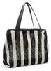 L.CREDI Rima Shopper Black / White schwarz Produktbild-Vorschau 4