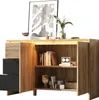 Merax Kommode, Sideboard mit 3 Schubladen und 2 Türen, Produktbild-Vorschau 8